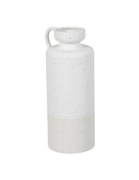 Vaso Branco Ferro 16 x 16 x 40 cm