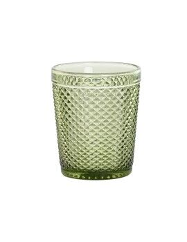 Conjunto de Copos DKD Home Decor Verde Cristal Com relevo 240 ml (6 Unidades)