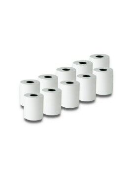 Rollo Papel Térmico Qoltec 51900 10 Unidades 57 mm Blanco 27 m