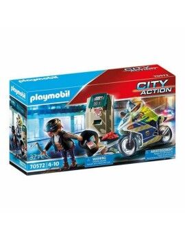 Playset City Action Police Motorbike Playmobil 70572 32 Peças (32 pcs)