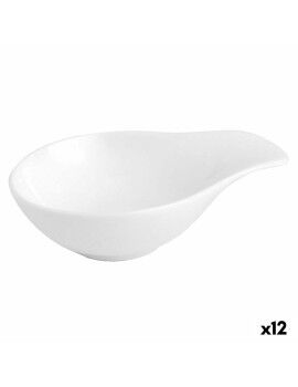 Bol Quid Chef Cerámica Blanco 11 x 8 cm 12 Unidades