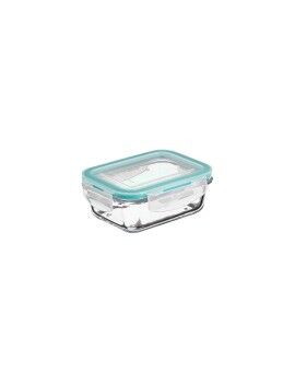 Fiambrera 5five Simply Smart Azul Transparente Cristal 330 ml 13 x 10 x 5 cm