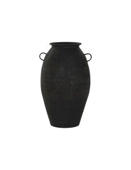 Vaso Home ESPRIT Preto Metal 34,5 x 34,5 x 57 cm