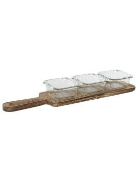 bandeja de aperitivos Home ESPRIT Natural 140 ml 43 x 10 x 5,5 cm