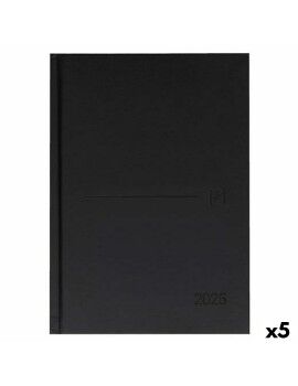 Agenda Oxford CLASSIC Negro A5 15 x 21 cm (5 Unidades)