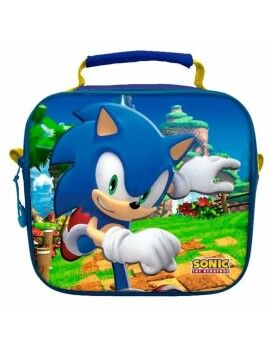 Mochila Escolar 3D Sonic 22 x 20 x 7 cm