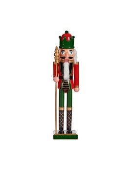 Figura Decorativa Quebra-Nozes Música Movimento Vermelho Verde Extensível Plástico