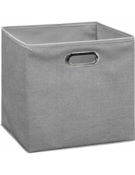 Caja Multiusos Five Tela Gris claro (31 x 31 x 31 cm)