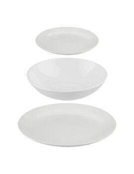 Louça Secret de Gourmet Branco Cerâmica 18 Peças