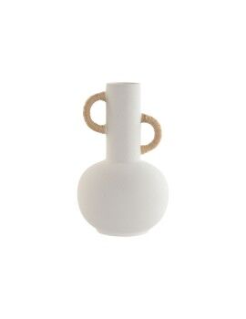 Vaso Home ESPRIT Branco Natural Grés 15,5 X 15 X 24 cm