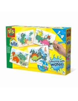 Desenhos para pintar SES Creative Colouring with Water Dinossauros