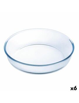 Molde para Bolos Ô Cuisine Ocuisine Vidrio Transparente Vidro Redondo 26 x 26 x 6 cm 6 Unidades