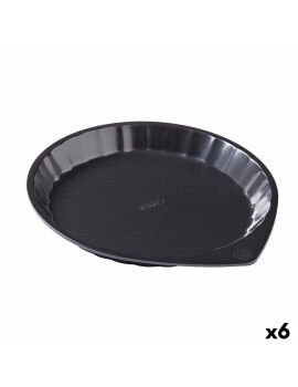 Molde para Bolos Pyrex Magic Preto Metal Plano Redondo Ø 27 cm 6 Unidades