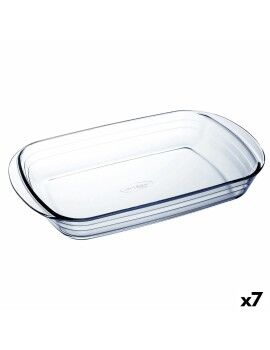 Fuente para Horno Ô Cuisine Ocuisine Vidrio Transparente Vidrio Rectangular 32 x 20 x 6 cm (7...