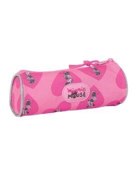 Bolsa Escolar Minnie Mouse Loving Cor de Rosa 20 x 7 x 7 cm