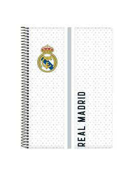 Libreta Real Madrid C.F. Blanco Gris A5 80 Hojas