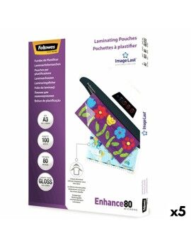 Laminating Pouches Fellowes 100 Peças Transparente A3 (5 Unidades)