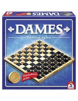 Fichas de Damas Schmidt Spiele Ladies wood tradition