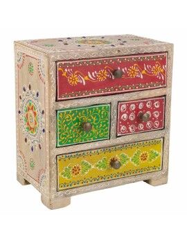 Caja-Joyero Alexandra House Living Multicolor Natural Madera de mango Madera MDF 11 x 20 x 19 cm...