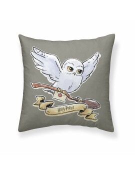 Capa de travesseiro Harry Potter Hedwig Cinzento 50 x 50 cm