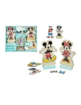 Jogo Educativo Disney Magnético Roupa 54 Peças 34 x 28 cm Madeira