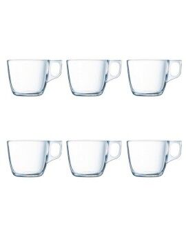 Juego de Tazas de Café Luminarc Nuevo Transparente Vidrio 220 ml 6 Piezas (6 pcs)