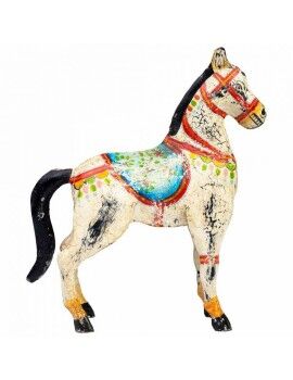 Figura Decorativa Alexandra House Living Madera de mango Caballo 9 x 34 x 31 cm