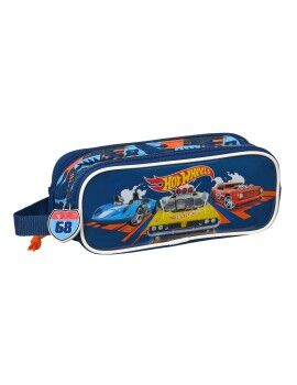 Malas para tudo duplas Hot Wheels Speed club Laranja Azul Marinho (21 x 8 x 6 cm)