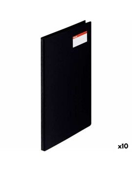 Carpeta Esselte Negro PVC A4 (10 Unidades)