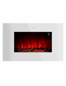 Chaminé Elétrica Decorativa de Parede Cecotec ReadyWarm 3590 Flames Connected Branco 1000 - 2000 W