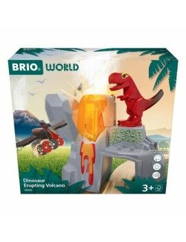 Figuras de Ação Brio 36092 Dinosaur Erupting Volcano