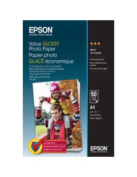 Papel Fotográfico Brilhante Epson C13S400036 A4 (1 Unidade)