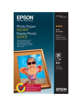 Pack de Tinta e Papel Fotográfico Epson C13S042535 A3 20 Folhas (1 Unidade)