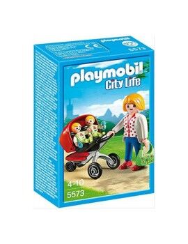 Playset City Life Mama with Twin Cart Playmobil 5573