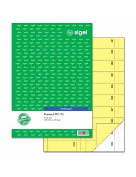 Hojas de cuadrícula Sigel BO116 Amarillo A4 (Reacondicionado A)