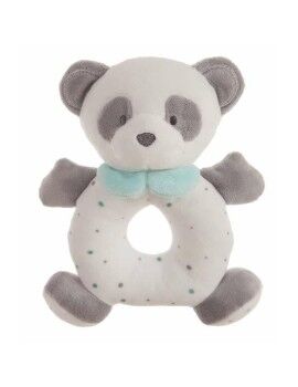 Peluche Chocalho Urso Panda Turquesa 20 cm