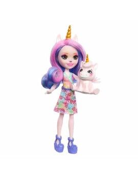 Boneca Mattel Enchantimals Sunshine Island 15 cm Unicórnio Animal de Estimação