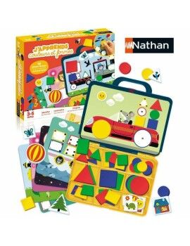 Jogo de Mesa Nathan I am learning Colors And Shapes (FR)