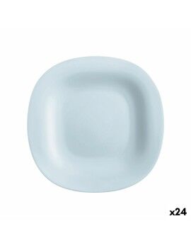 Plato de Postre Luminarc Carine Paradise Azul Vidrio 19 cm (24 Unidades)