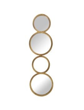 Espelho de parede Alexandra House Living Dourado Metal Círculos 2 x 81 x 24 cm