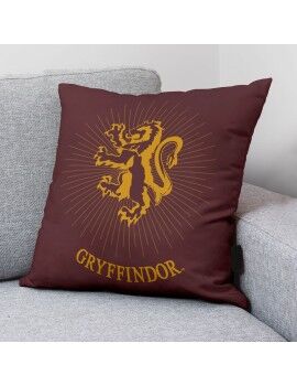 Capa de travesseiro Harry Potter Gryffindor Sparkle Multicolor Castanho-avermelhado 50 x 50 cm