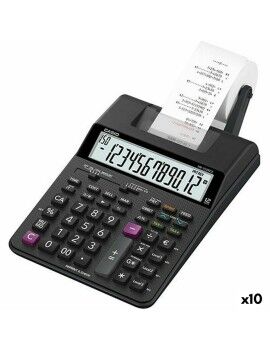 Calculadora impresora Casio HR-150RCE Negro (10 Unidades)