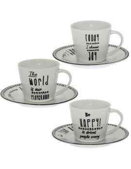 Juego de 6 Tazas de Café Alexandra House Living Porcelana