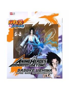 Figuras de Ação Naruto Shippuden Bandai Anime Heroes Beyond: Sasuke Uchiha 17 cm