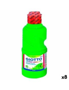 Témpera Giotto Fluo Verde 250 ml (8 Unidades)