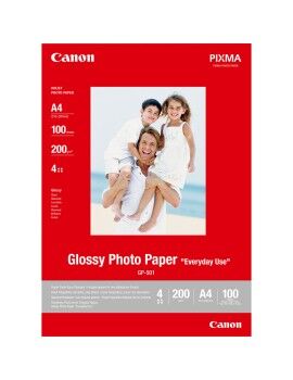 Papel Fotográfico Brillante Canon GP-501 A4 100 Hojas (100 Unidades)