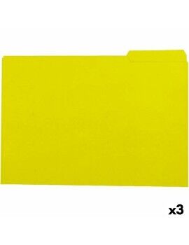 Set de Subcarpetas Elba Amarillo A4 50 Piezas (3 Unidades)