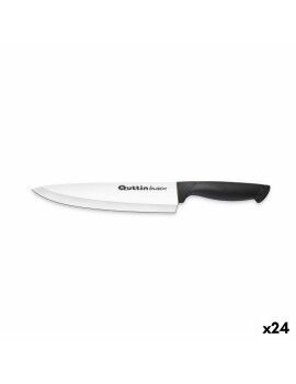 Faca de Cozinha Quttin Black 20 cm (24 Unidades)