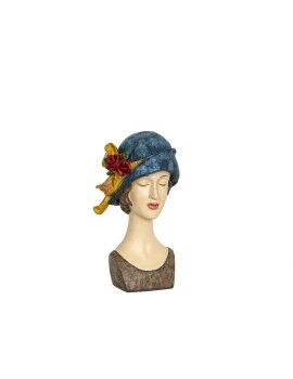 Busto Romimex Multicolor Resina Lady 19 x 35 x 16 cm