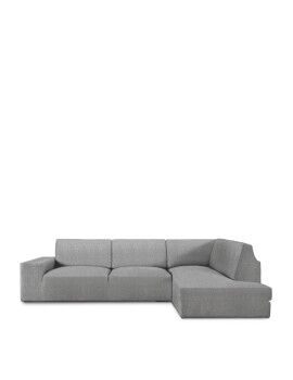 Capa para chaise longue de braço comprido direito Eysa ROC Cinzento claro 110 x 120 x 500 cm